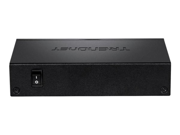 TRENDnet TPE TG52 - Switch - 4 x 10/100/1000 (PoE+) + 1 x 10/100/1000 - stasjonær, veggmonterbar - PoE+ (32 W) - TAA-samsvar