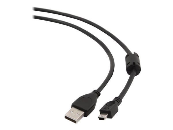 Gembird CCF-USB2-AM5P-6 - USB-kabel - mini-USB type B (hann) til USB (hann) - 1.8 m - formstøpt - svart