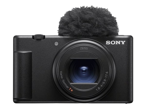 Sony ZV-1M2 - Digitalkamera - kompakt - 20.1 MP - 4 K / 29.97 fps - 2.55x optisk zoom - ZEISS - Wi-Fi, Bluetooth - svart