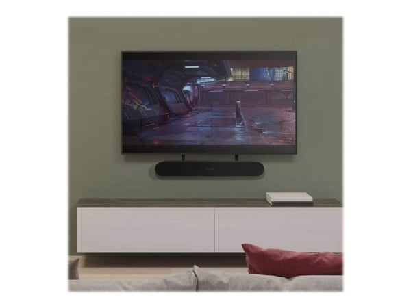 Flexson - Monteringskomponent (TV mount attachment) - for soundbar - høykvalitets stål - svart - skjermstørrelse: 40"-80" - for Sonos Ray