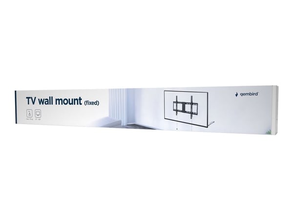 Gembird WM-80F-01, 94 cm (37"), 2,03 m (80"), 200 x 200 mm, 600 x 400 mm, Terästä, Musta