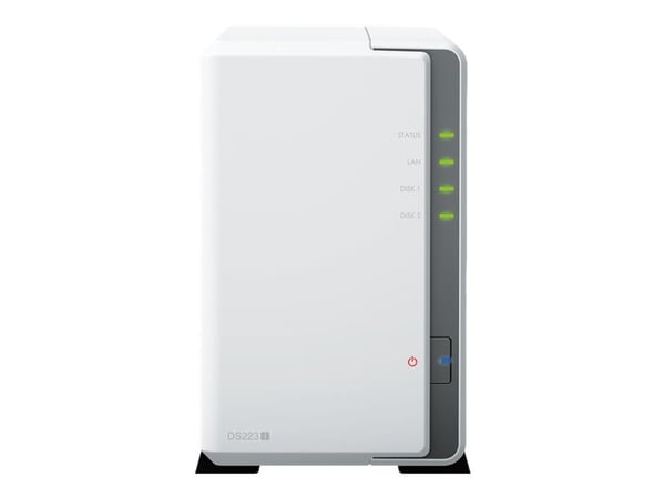 Synology Disk Station DS223J - NAS-server - SATA 6Gb/s - RAID 0, 1, JBOD - RAM 1 GB - Gigabit Ethernet - iSCSI støtte