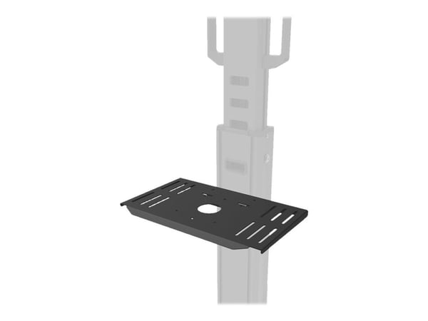 Neomounts AV1-825BL - Monteringskomponent (kamerahylle, hylle) - for videostang - stål - svart - vognmonterbar - for P/N: FL50S-825BL1, FL50S-825WH1