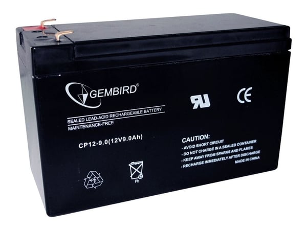 Gembird BAT-12V9AH - UPS-batteri - 1 x batteri - blysyre - 9 Ah