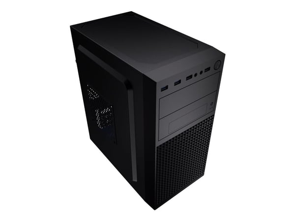 Gembird Fornax K300 - MT - micro ATX - ingen strømforsyning (ATX) - svart - USB/lyd