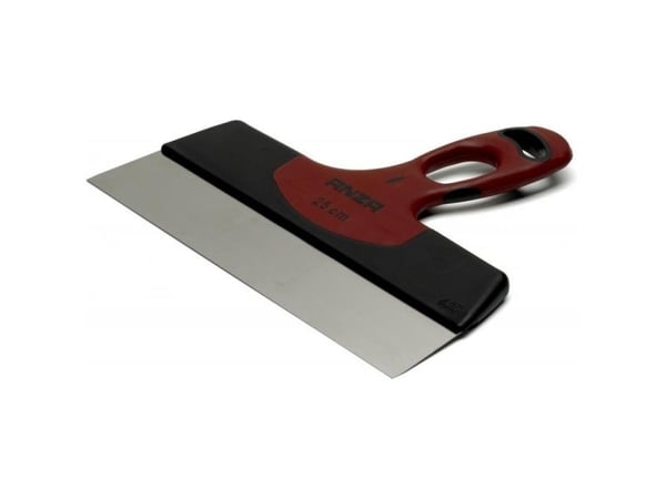 Anza bredspartel 25cm - Rustfri sandspartel i stål, 2-komponent, behageligt greb