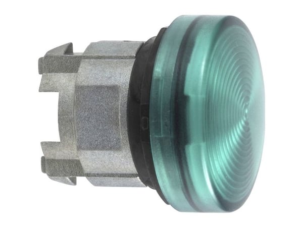 Schneider Electric ZB4, painike, vihreä, yleis-LED, IP66, IK06, luokka I