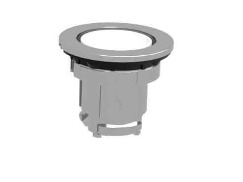 Schneider Electric ZB4F, Knapp, Vit, Universal LED, IP66, IK06, Klass I