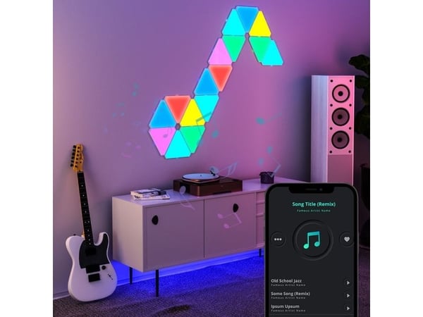 Yeelight - Ljuspanelskit - LED - 12 W - RGB-lampa