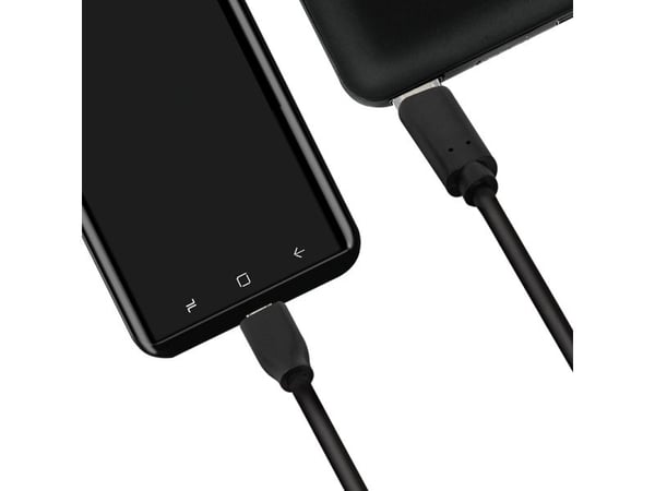 LogiLink USB 2.0 kaapeli, C/M zu Micro-USB/M 1.00m schwarz