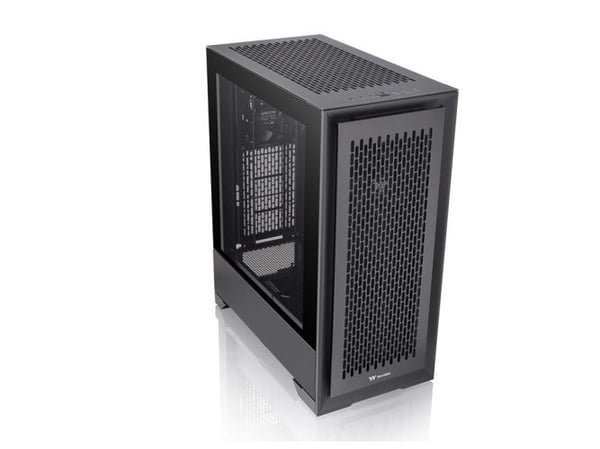 Thermaltake CTE T500 Air - FT - utvidet ATX (E-ATX) - sidepanel med vindu (herdet glass) - ingen strømforsyning (PS/2) - svart - USB/lyd