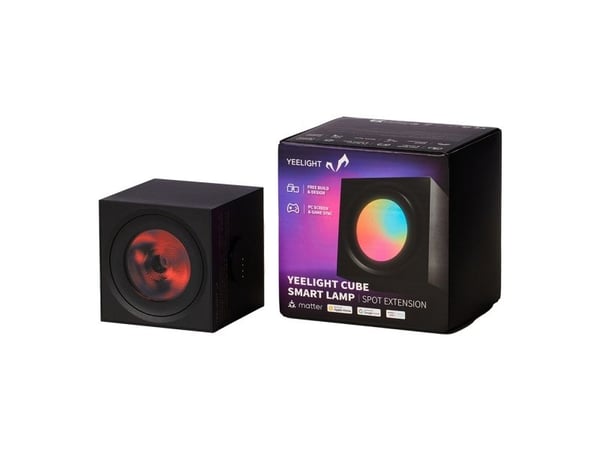 Yeelight Spotlight - Smart lamp - LED - 2.5 W - RGB-lys - kube