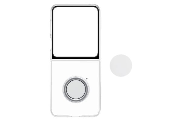 Samsung EF-XF73K - Tilbehørssett for mobiltelefon - gjennomsiktig, svart - for Galaxy Z Flip5