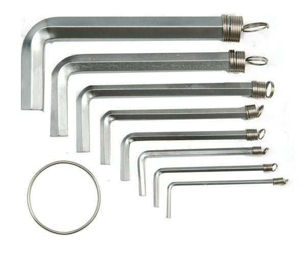 Vorel kuusiokoloavaimet tyyppi L 1,5-10mm 10kpl (56391)