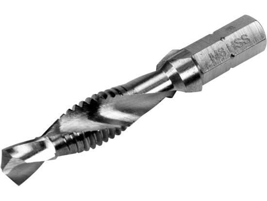 Yato `Porakierteitys M2 HSS, M8 HEX 1/4", dl. 51 mm