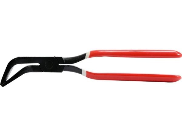 Yato YT-5416, Bøyd nesetang, 6 cm, Kull stål, PVC, Rød, 280 mm