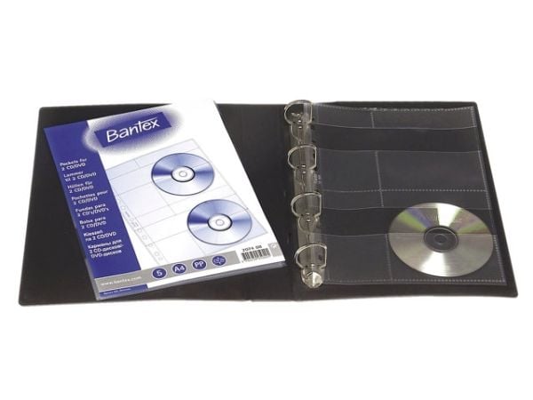 BANTEX CD-ficka, transparent