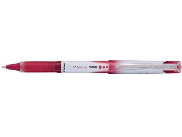 Pilot V-ball, Stiftpenna, Grå, Röd, 0,3 mm, Medium, Ambidextrous, CE