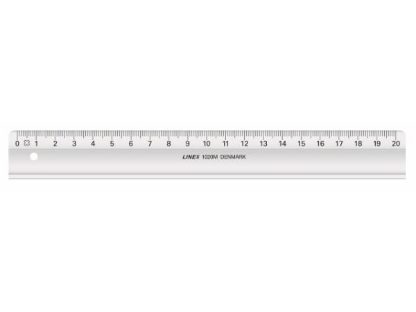 Lineal plast LINEX 20cm 20cm 1020