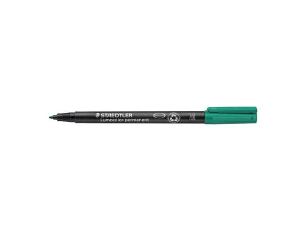 STAEDTLER Lumocolor 317 - Markør - permanent - grønn - 1 mm - medium