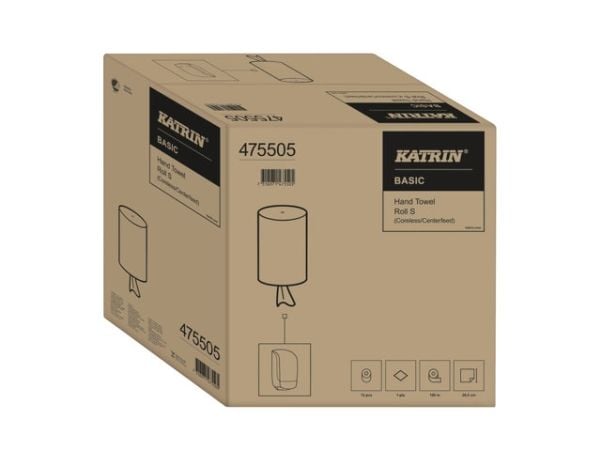 Pyyhepaperi katrin 475505 basic coreless s laatikko 12 rullaa
