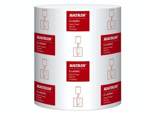 Håndklæderulle Katrin Classic Midi 1-lag 205 mm x320 m uden Hylse Uperforeret - (karton á 6 ruller)