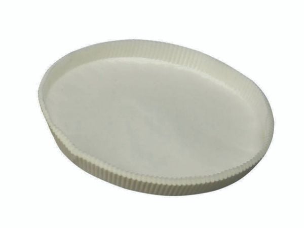 Lagkageform pergament Ø210xH22mm papir hvid,1000 stk/krt