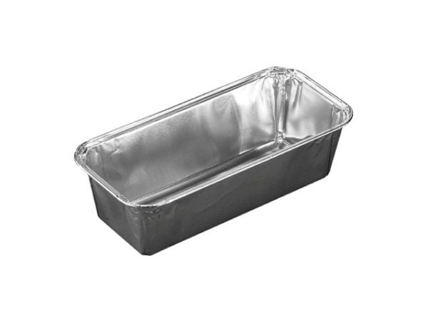 Foliebakke, Plus Pack, 1-Compartments Rektangulær kapacitet 550ml,188x88x50mm aluminium, aluminium,