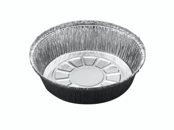 Folieform, Plus Pack, rund 800 ml, Ø 181, höjd 43 aluminium, aluminium, förpackning om 100 st, 1-fack