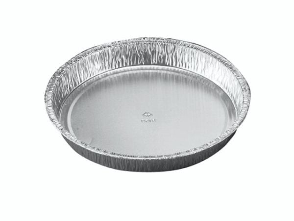 Alubakke 600 ml Ø195x25 mm Rund,100 stk/pk