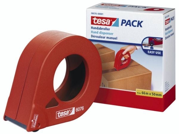TESA 06076-00001-01, 5 cm, 66 m, Metalli, Punainen, 1 kpl