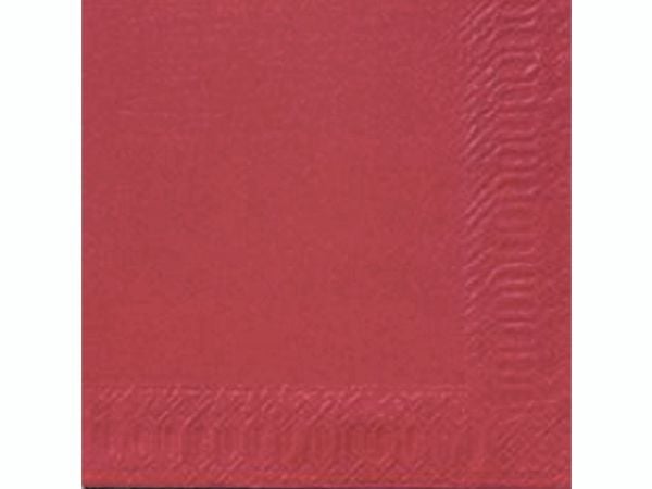 Duni - Serviet - Størrelse 33 x 33 cm - engangs - bordeaux (pakke med 125)