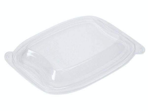Låg Bistro Warm 1-rum rektangulær L190xB155xH23mm PP Klar,6 ps x 50 stk/krt