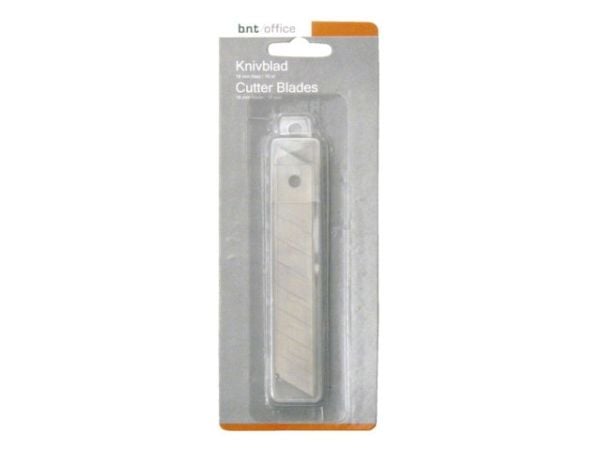 Reserveklinger 18mm til hobbykniv 10stk/pak - (10 stk.)