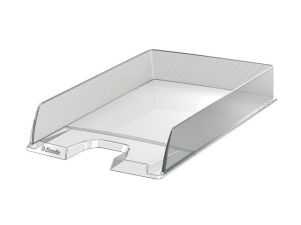 Esselte Europost - Brevbakke - for A4 (210 x 297 mm) - kapasitet: 370 ark - glassklar