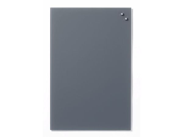 Magnetisk glastavle 40 x 60 cm grå