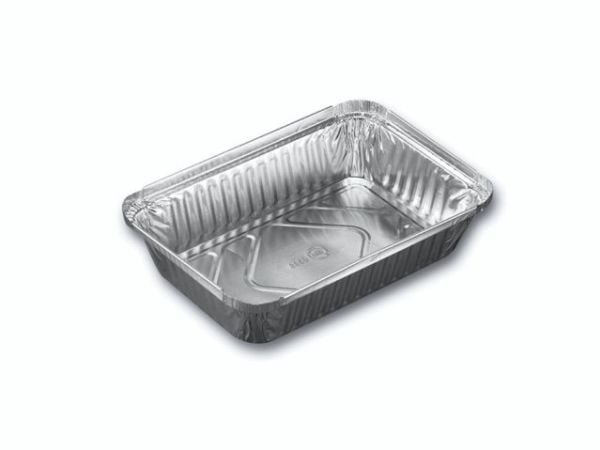 Engångsfolieform 890 ml 207x141x41 mm rektangulär kraftig kvalitet, 100 st./förp.