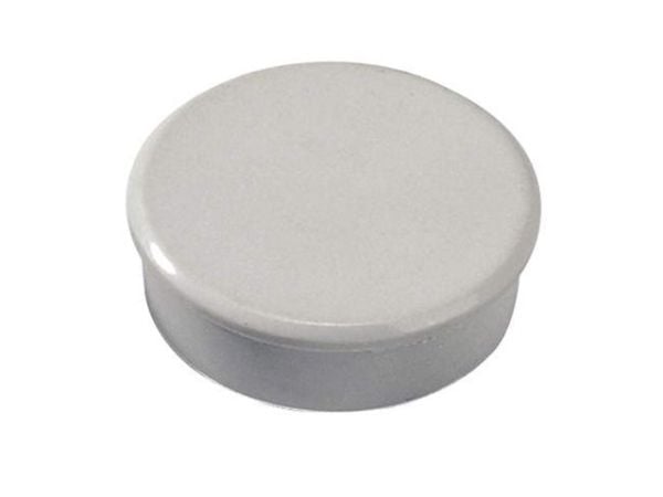 Dahle-magneetit 38 mm pyöreät harmaat - (10 kpl)