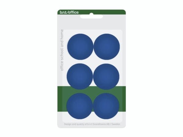 Magneetit 30mm 6kpl, Bl�90x10x160mm 0,05kg (6kpl) - (6 kpl per pakkaus) - (6 kpl per pakkaus)