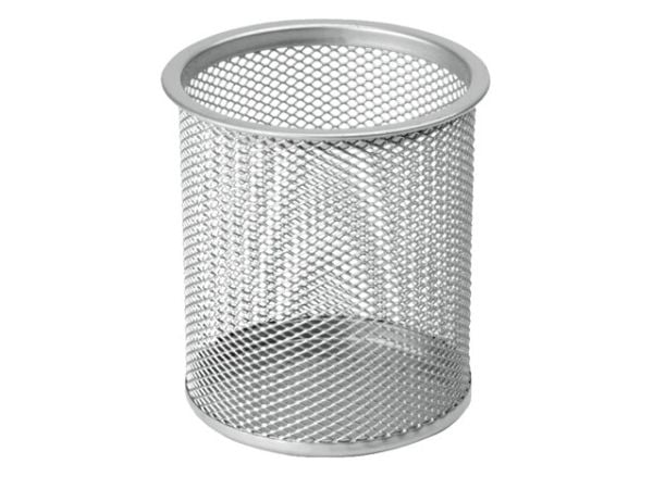 BNT - Penneholder - Metal - Sølv - Ø90mm - H100mm