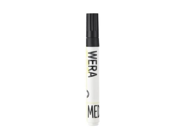Whiteboardmarker WERA svart rund 1-3mm - (12 st.)