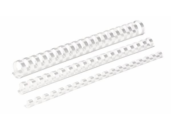 Fellowes Plastic Comb - 32 mm - 30 cm - 21 ringer - A4 (210 x 297 mm) - 280 ark - svart - 50 stk plastbindekam