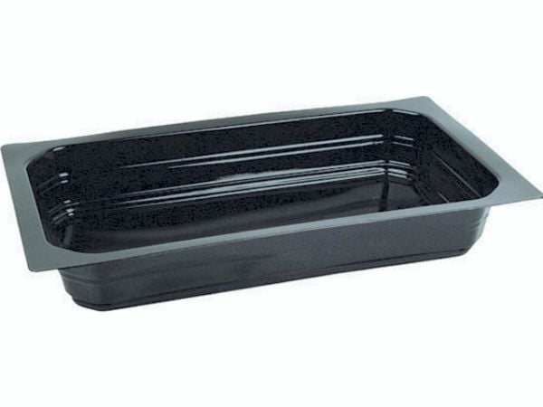 Bricka Duniform 26,3x16,1x4 cm 1180 ml svart mineral/PP 1-fack