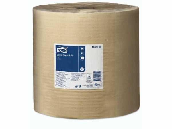 Industriaftøring rulle, Tork, W1, Basic brun 330mm x 1000.00m, FSC Recycled Credit