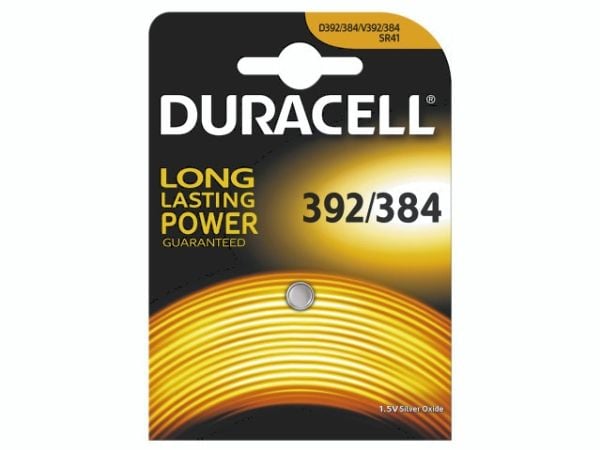 Duracell 384/392 - Paristot SR41 - sølvoxid - 45 mAh