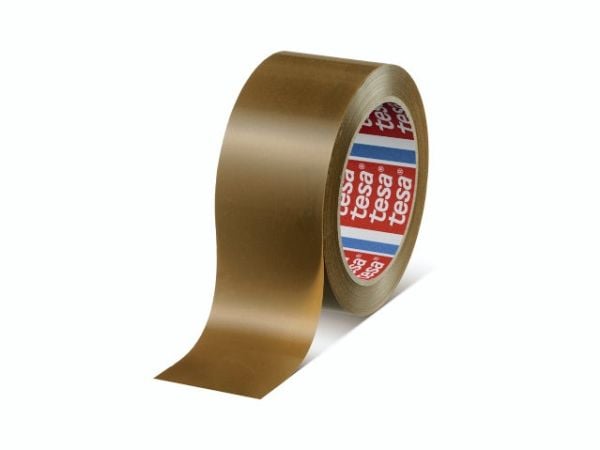 Tesapack Premium 4124 - Pakketape - 50 mm x 66 m - PVC - gemse
