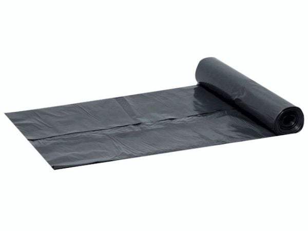 Plastiksække sort Premium 700x1100x0,020mm 10stk/rul - (10 x 20 ruller)
