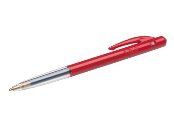 BIC M10 Clic, Punainen, 50 kpl, Keskikokoinen