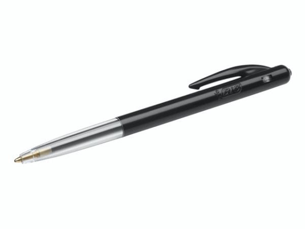 Kulepenn BIC M10 Original med klikkmekanisme, medium spiss (1,0 mm), svart, økonomipakke med 90+10 stk.