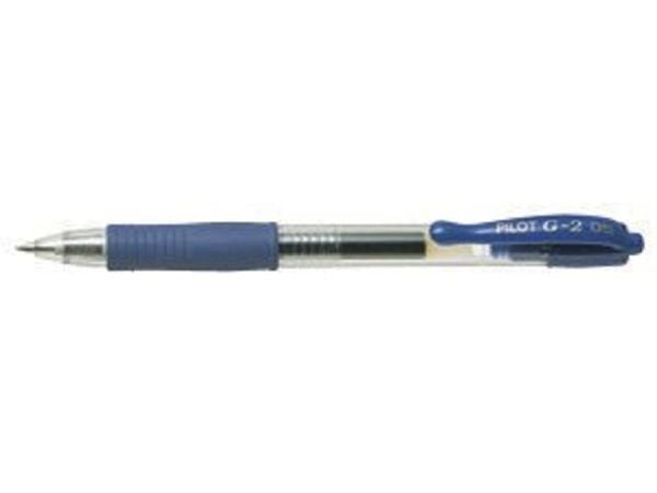 Pilot G-2 - Rulleballpenn - blå - gelblekk - 0.5 mm - ekstra fin